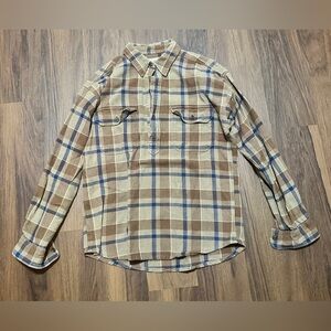 J. Crew Men's Casual Plaid Shirt Pullover